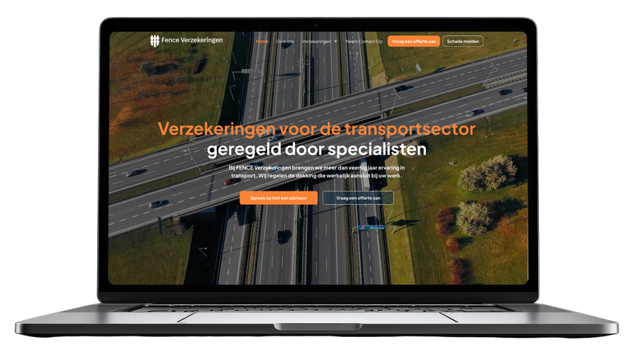Website van Fence Verzekeringen