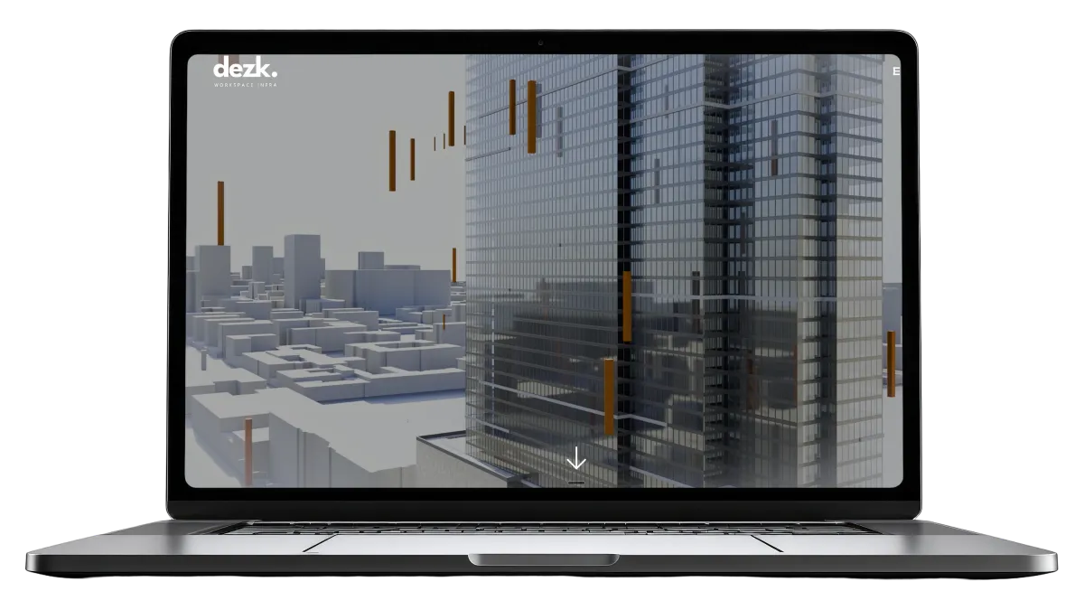 Website van Dezk, gemaakt door De Digitale Timmerman